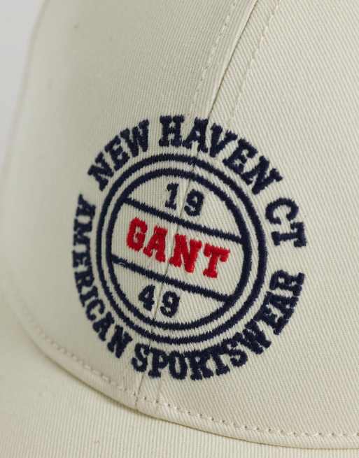 GANT - gorra gráfica en crema, 3 de 3