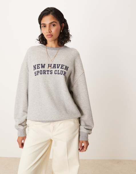 GANT – Grå sweatshirt med tryck - view 1