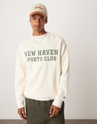 Gant Graphic Sweatshirt In White