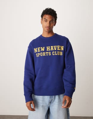 Gant Graphic Sweatshirt In Blue