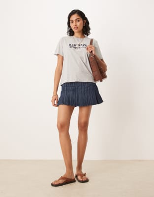 Gant Graphic T-shirt In Gray