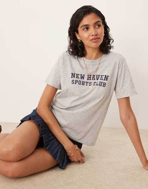 GANT graphic t-shirt in grey - view 1