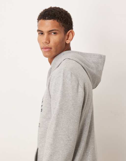 GANT - Hoodie met varsity-logoprint in grijs, 4 van 5