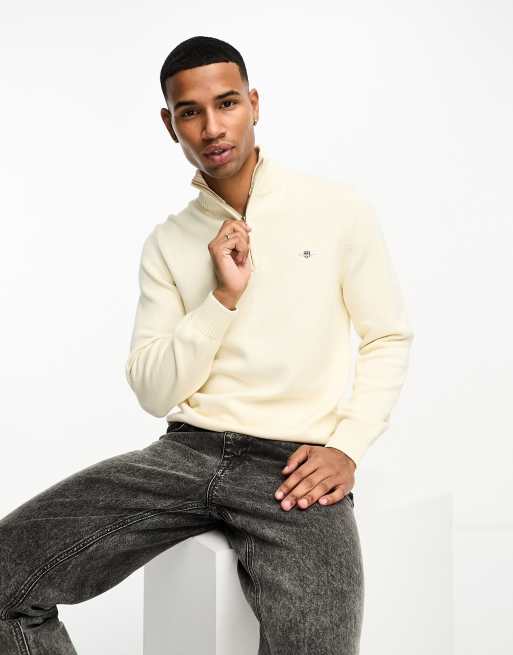 Gant mens half hot sale zip jumper