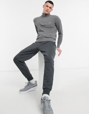 gant grey half zip