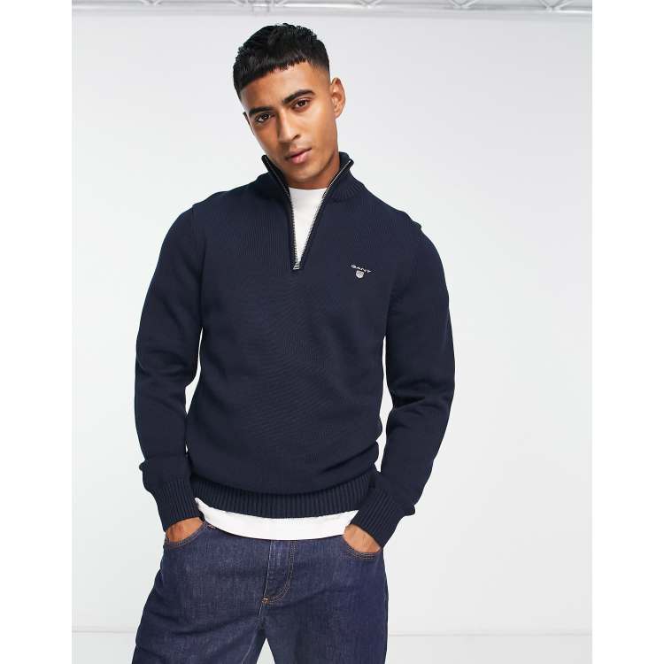 Gant half clearance zip jumper sale