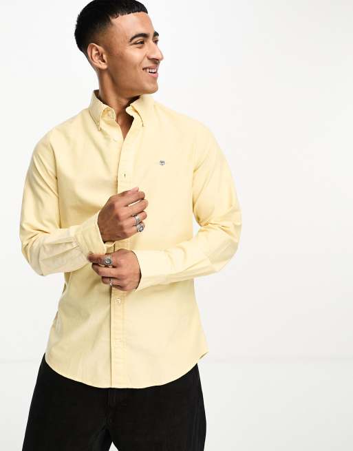 Gant Yellow Cotton Men Shirt main image 1