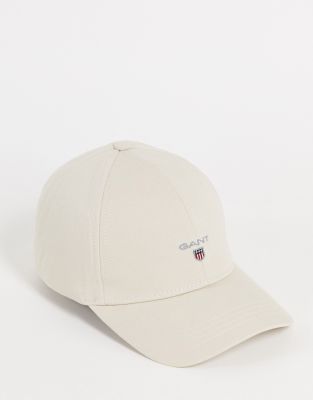 Gant – Kappe in Creme mit kleinem Logo