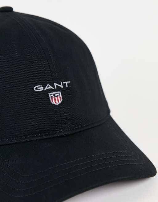 Gant – Kappe in Schwarz mit kleinem Logo, 2 von 4