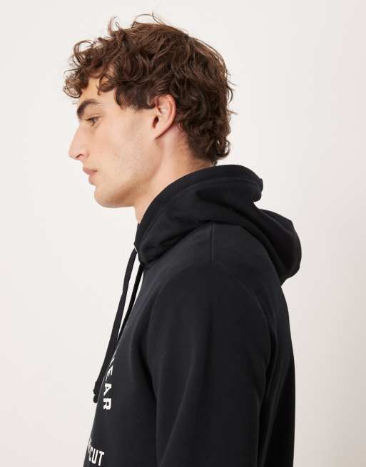 GANT – Kapuzenpullover in Schwarz mit College-Logo, 5 von 5
