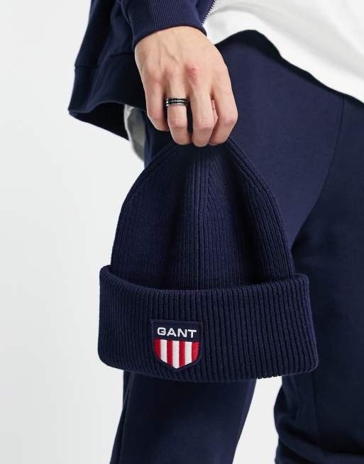 gant beanie navy