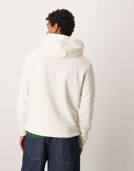 Gant – Kremowa bluza z kapturem z logo w uczelnianym stylu, 3 z 4