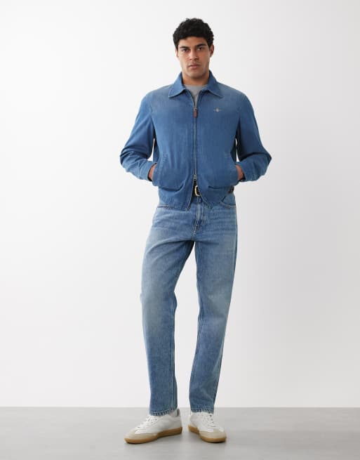GANT – Kurtka wiatrówka jeansowa w kolorze indygo, 2 z 5