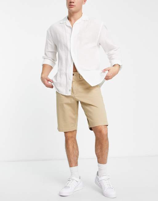 GANT – Lässige Chino-Shorts aus Baumwoll-Twill in Khaki-Beige - BEIGE, 4 von 4