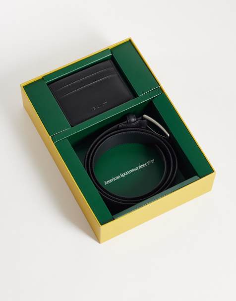 GANT leather belt and card holder gift set - view 1