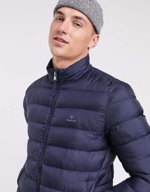 Gant light sale down jacket navy