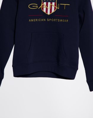 gant logo hoodie