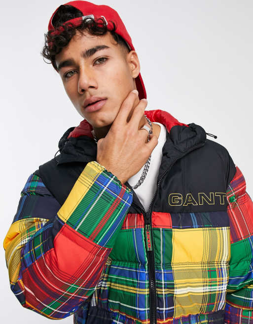 Patchworked Portrait Puffer Blouson - Men - Ready-to-Wear