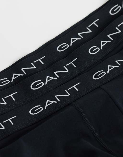 GANT lot de 3 boxers noirs, 2 de 3