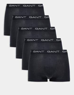 Lot de 5 boxers avec taille  logo - Gant - Modalova