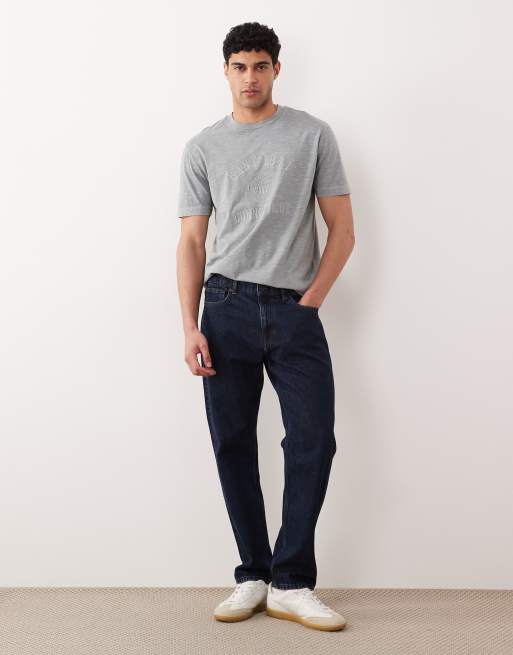 GANT - Lysegrå T-shirt med college-logo på brystet, 3 af 5