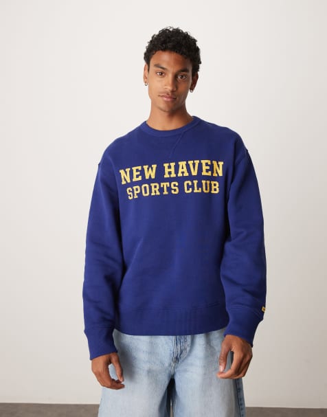 GANT – Marinblå sweatshirt med tryck - view 1