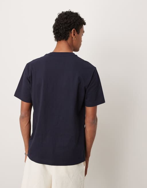 GANT - Marineblå T-shirt med college-logo, 3 af 4