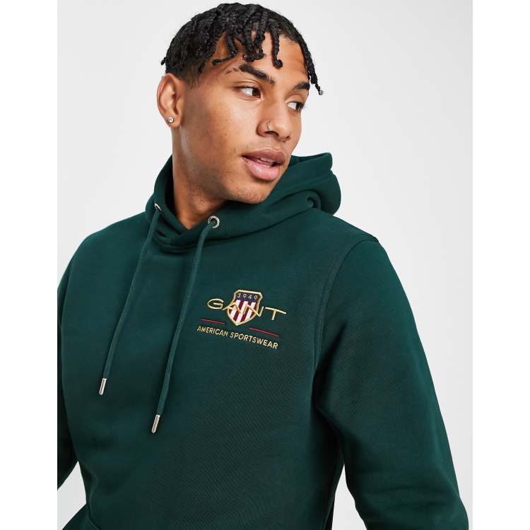 Gant medium discount shield sweat hoodie