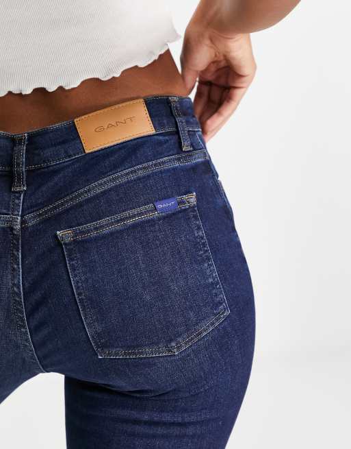 GANT – Nella – Obcisłe jeansy w kolorze indygo, 3 z 4