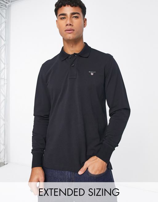 Black gant outlet polo shirt