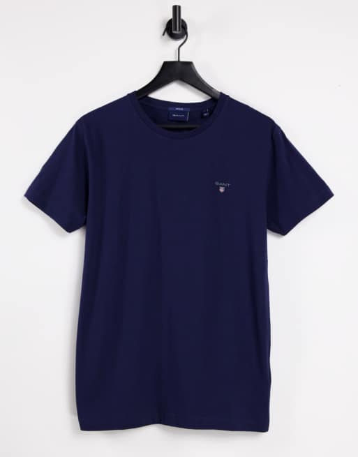 Gant – Original – Marinblå t-shirt med logga