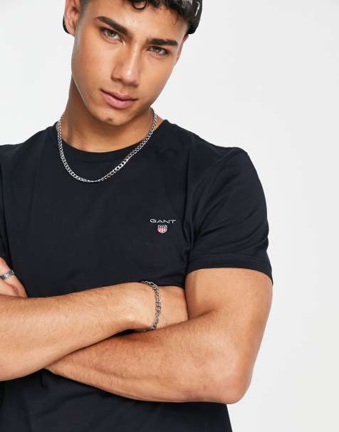 Gant – Original – T-Shirt in Schwarz mit Logo - view 1