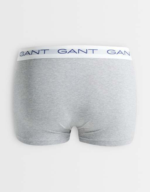 GANT pakke med 3 boksershorts i lysegrå, 3 af 3