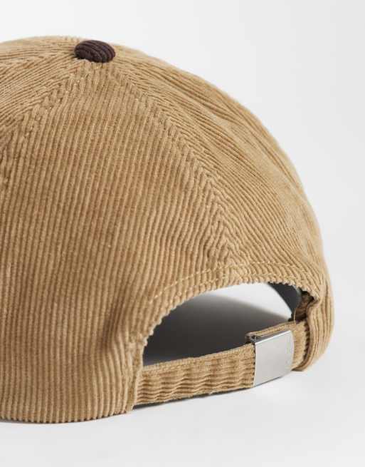 Gant - Pet van corduroy met contrasterende kleur in bruin, 3 van 3