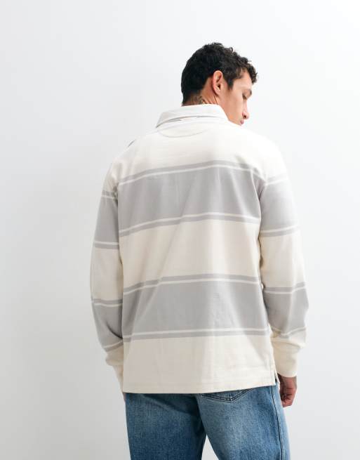 Gant polo rugby à rayures contrastantes gris, 5 de 10