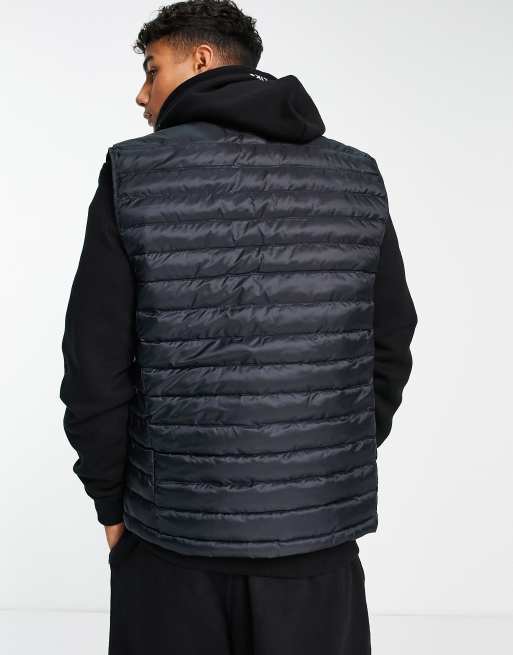 Pull Bear Lightweight Puffer Vest In Black ModeSens vlr.eng.br