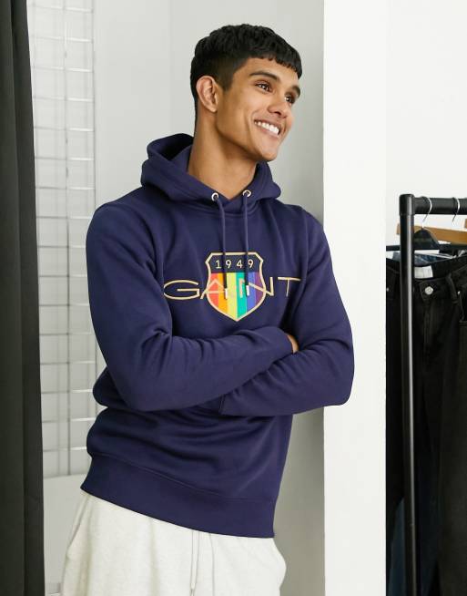 Gant hot sale hoodie navy