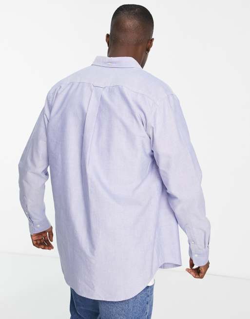 GANT regular fit oxford shirt with small logo in blue, 2 of 4