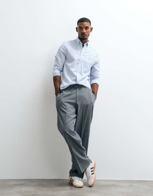 GANT regular fit poplin shirt in light blue, 2 of 5