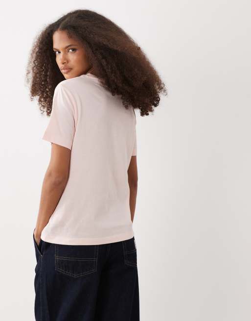 GANT – Regular-Fit-T-Shirt in Rosa mit Wappen-Logo, 4 von 4