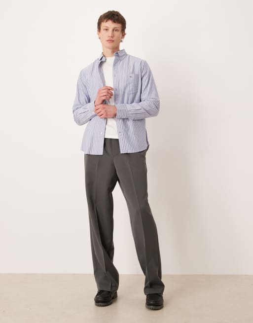 Gant regular shirt in blue pinstripe, 2 of 5