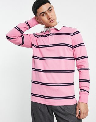 GANT rugby polo in pink