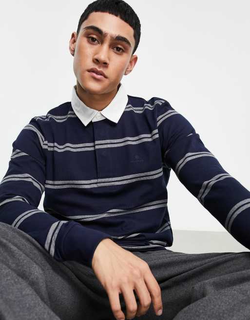 GANT – Rugby-Polohemd in Blau