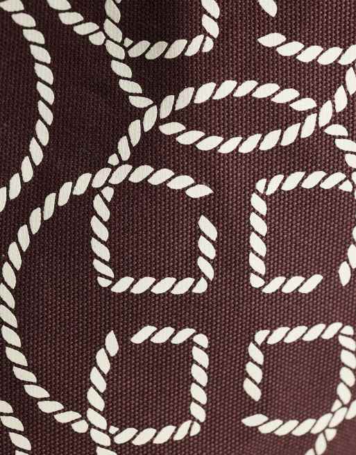 Gant - Sac de plage oversize en toile - Marron, 3 de 4