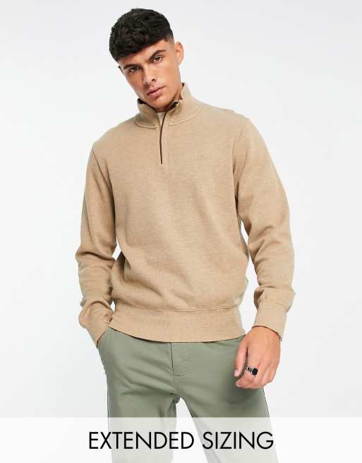 Gant sacker rib half zip clearance sweater