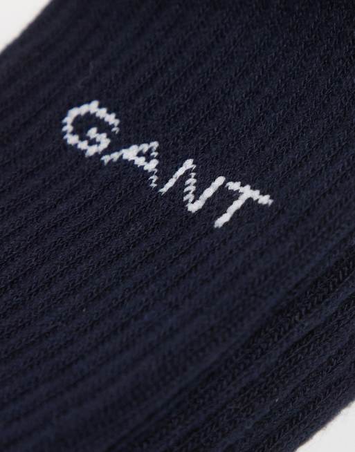 GANT - Set van 3 paar sportsokken met logo in zwart, 2 van 3