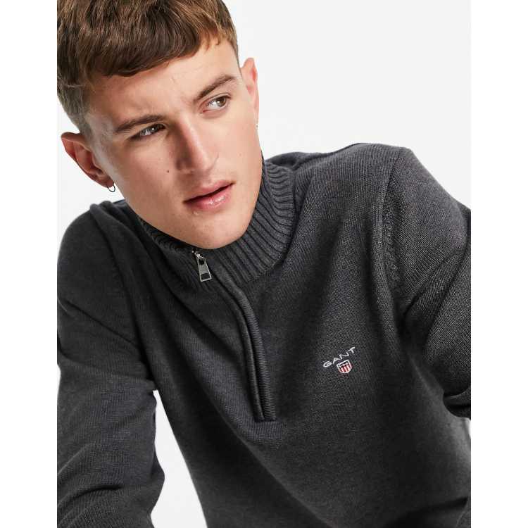 Gant jumper hot sale half zip