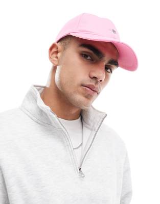 GANT shield logo embroid baseball cap in pink