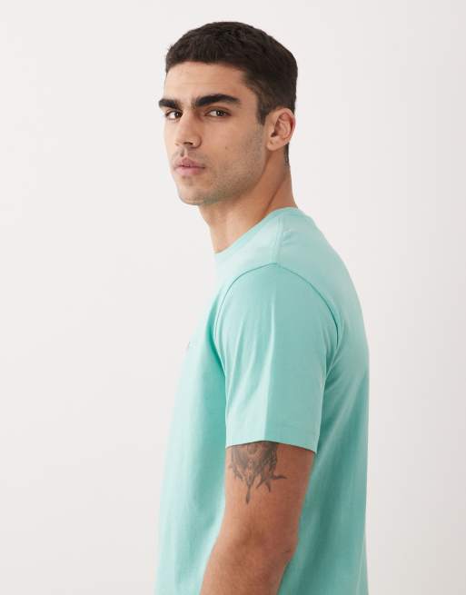 GANT shield logo t-shirt in aqua, 4 of 5