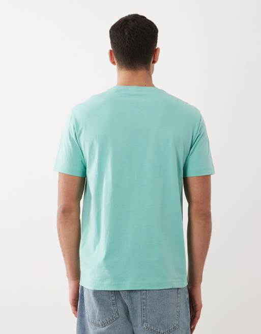 GANT shield logo t-shirt in aqua, 5 of 5